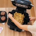 Ninja Foodi AG301, 5 In 1 Indoor Electric Countertop Grill With 4 Quart Air Fryer - Silver
