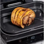 Ninja Foodi MAX Health Grill & Air Fryer 5.7L with Digital Cooking Probe AG551ME - Silver