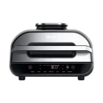 Ninja Foodi MAX Health Grill & Air Fryer 5.7L with Digital Cooking Probe AG551ME - Silver