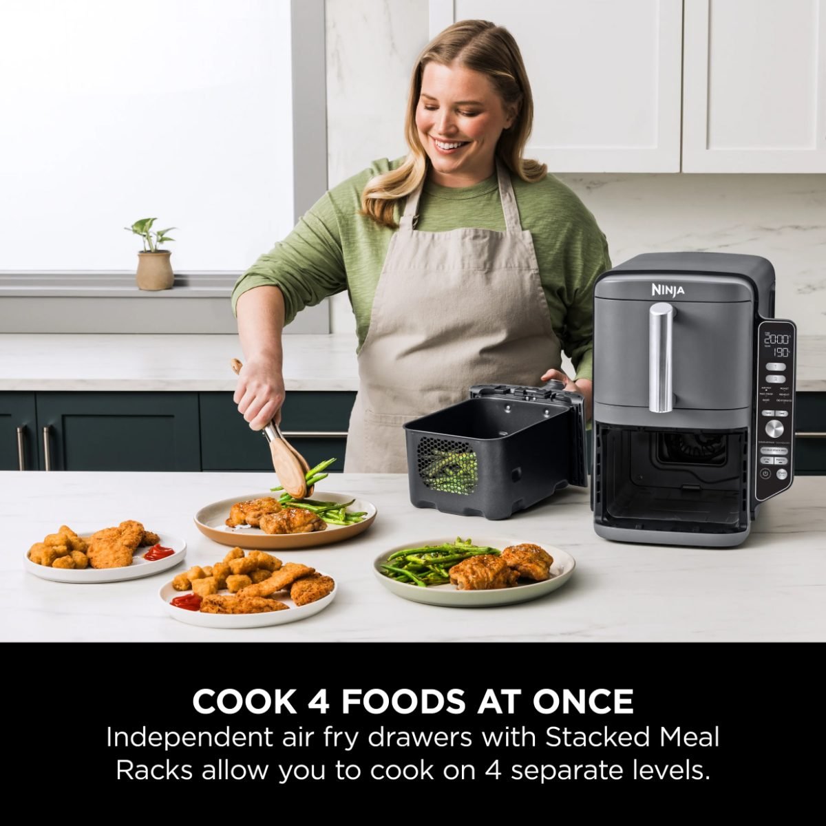 Ninja Double Stack Xl Air Fryer 9.5L Sl400Me