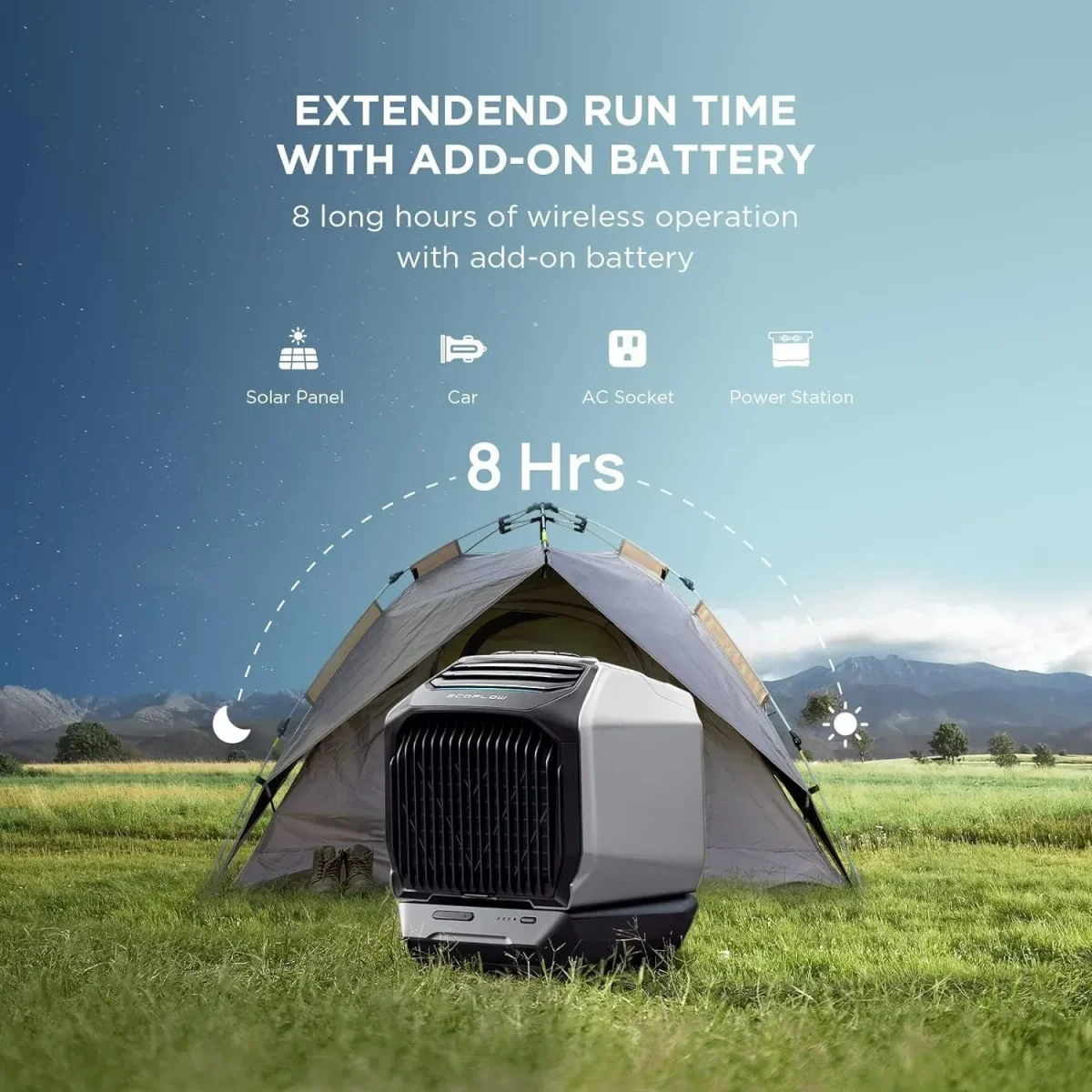 Ecoflow Wave 2 Portable Air Conditioner With Add-On Battery
