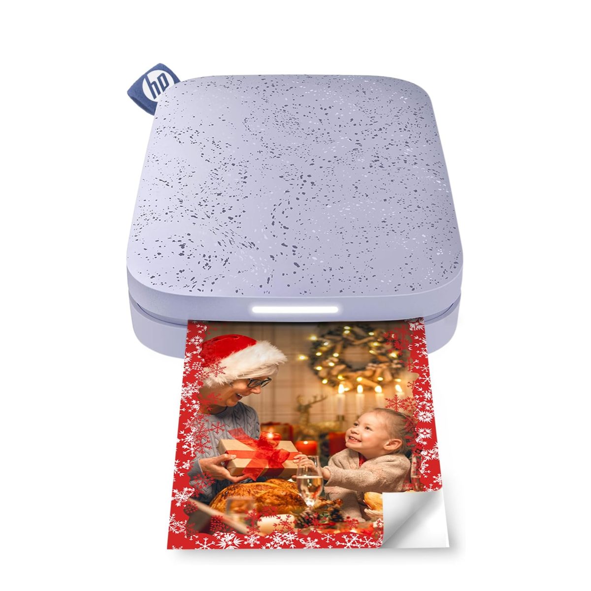 Hp Sprocket Portable 2X3 Inch Instant Photo Printer (Lilac) Print Pictures On Zink Sticky-Backed From Your Ios &Amp;Amp; Android Device