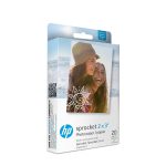 HP 1AH01A 20 Pack Sprocket 2x3" Premium Zink Sticky Back Photo Paper