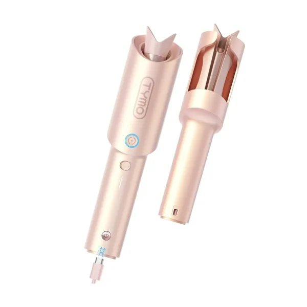 TYMO CURLGO Cordless Auto Curling Iron (Curler for Hair Length 14-22) - HC520P Pink Gold