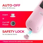 TYMO Porta Cordless Portable Hair Straightening Brush TY.HC120P -Pink