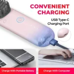TYMO Porta Cordless Portable Hair Straightening Brush TY.HC120P -Pink