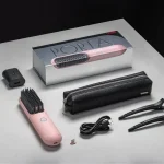 TYMO Porta Cordless Portable Hair Straightening Brush TY.HC120P -Pink