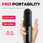 TYMO Porta Pro Cordless Portable Hair Straightening Brush (Dual Power Mode) TY.HC122 -Black