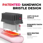 TYMO Porta Pro Cordless Portable Hair Straightening Brush (Dual Power Mode) TY.HC122P -Pink