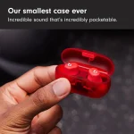 Beats Solo Buds Wireless Bluetooth Earbuds – Transparent Red