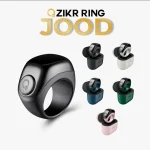 iQibla Zikr Jood Smart Ring Tasbih Counting With 3 Compatible Sizes(18mm 20mm 22mm)  - Black