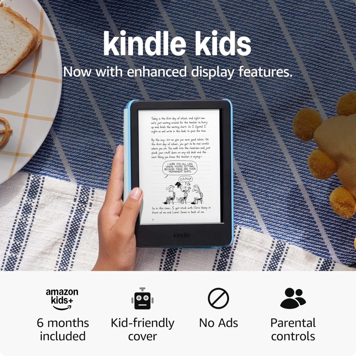 Amazon Kindle Kids 2024 (16 Gb) With Glare-Free Display, Faster Page Turns