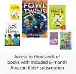 Amazon Kindle Kids 2024 (16 GB) with glare-free display, faster page turns