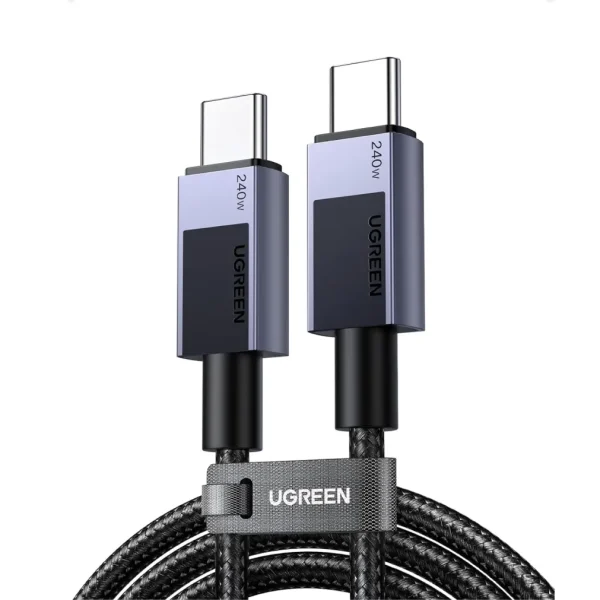 UGREEN 240W USB C to USB C Charging Cable 1M with 480Mbps Data Transfer - UG.L513 Gray (1)