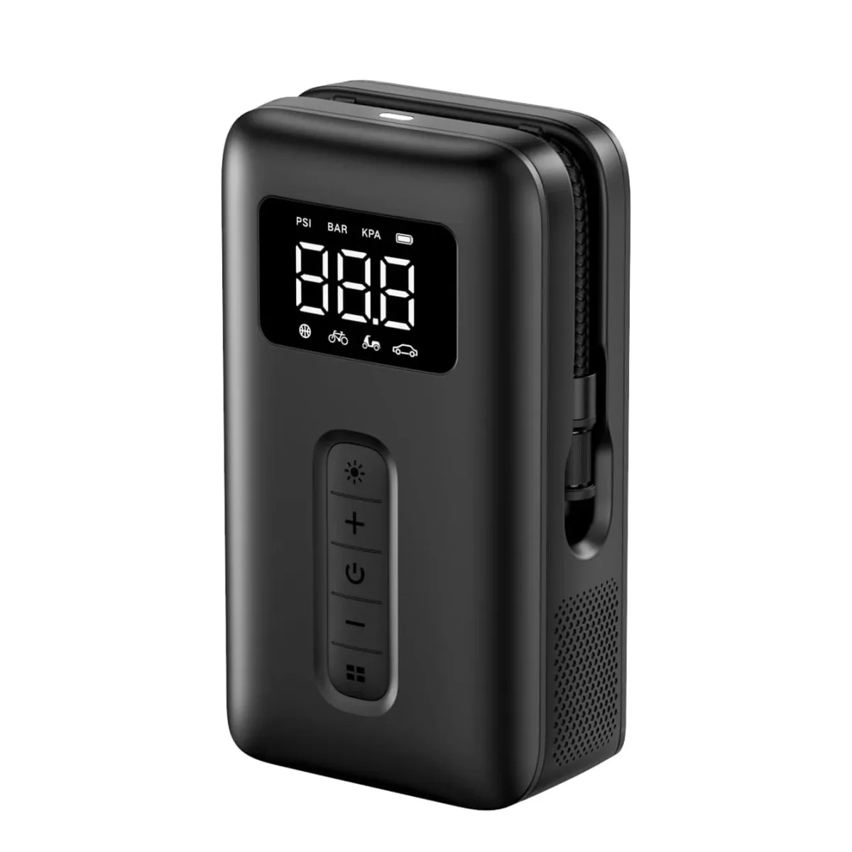 Ugreen Portable Air Compressor Digital Tire Pressure Detection Air Pump Tyre Inflator With Led Light (Max 150 Psi) – Ug.cd259.Bk