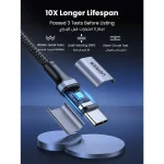UGREEN USB C Cable Braided 100W Power Delivery PD Super Fast Charge Cable USB C to Type C - UG.US316 Black