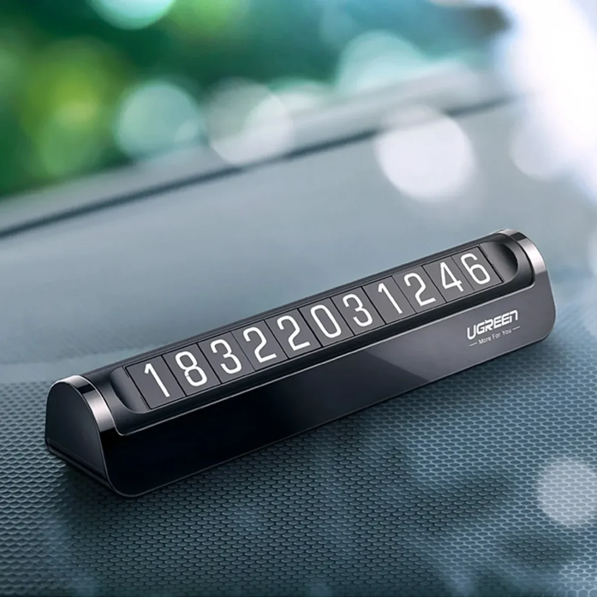 Ugreen Car Temporary Parking Card With Dual Numbers Black Ug.lp178.Bk