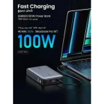 UGREEN Power Bank 20000mAh, 100W Fast Charging Portable Charger UG.PB720 - Gray