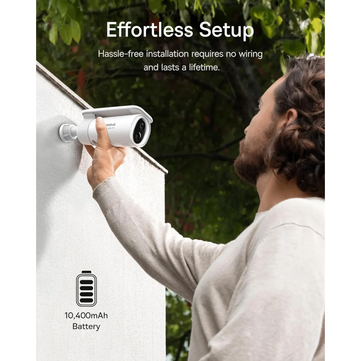 Baseus Security S1 Outdoor 2K Solar Security Camera