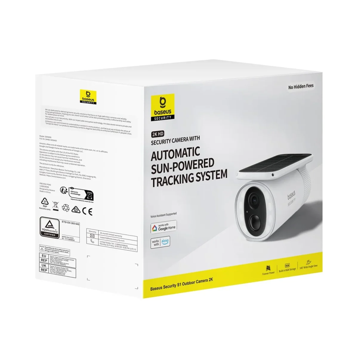 Baseus Security S1 Outdoor 2K Solar Security Camera