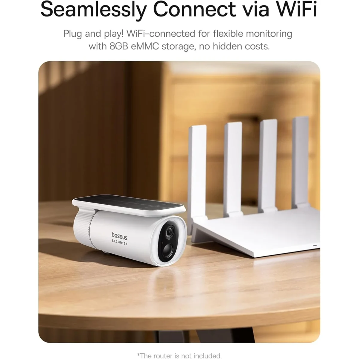 Baseus Security S1 Outdoor 2K Solar Security Camera