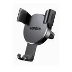 【One-hand Operation】 UGREEN car holder for vent enables to put down or pick up your phone by one hand easily, clip it on the vent so your phone will not block your vision, auto lock and hold your phone firmly, free your hand for safe driving. 【Gravity Linkage Design】 Simply put your phone to the holder, the gravity will retract the holder arms and form a stable triangle structure, securely hold your phone even on speed humps or bumpy road, no need to stick metal plate to phone or clamp the phone by 2 hands. 【Universal Compatible】 Freely compatible for all types of 4.7-inch to 7-inch screen device, such as iPhone 13/14/15/16 Pro Max Full Series Models, Galaxy Z Flip5/Z Flip4/ Galaxy S24, S24 Plus(S24 +), S24 UltraGalaxy S23 /S22/S21/S20 and most phones from other brands. 【Friendly Design】 Soft silicone pads in the holder arms and silicone clip protect your phone and vent from scratch primely, reserved charging port enable to plug the charging cable to the phone even when attached to this phone holder, never worry about power off on your trip when this car mount installed. 【Note】 This air vent car phone mount can only be used on horizontal vents. It is not advised to use it with circular vents.