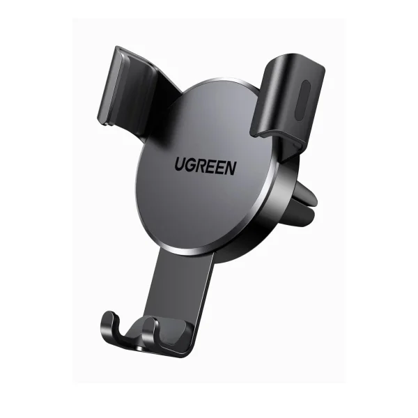 【One-hand Operation】 UGREEN car holder for vent enables to put down or pick up your phone by one hand easily, clip it on the vent so your phone will not block your vision, auto lock and hold your phone firmly, free your hand for safe driving. 【Gravity Linkage Design】 Simply put your phone to the holder, the gravity will retract the holder arms and form a stable triangle structure, securely hold your phone even on speed humps or bumpy road, no need to stick metal plate to phone or clamp the phone by 2 hands. 【Universal Compatible】 Freely compatible for all types of 4.7-inch to 7-inch screen device, such as iPhone 13/14/15/16 Pro Max Full Series Models, Galaxy Z Flip5/Z Flip4/ Galaxy S24, S24 Plus(S24 +), S24 UltraGalaxy S23 /S22/S21/S20 and most phones from other brands. 【Friendly Design】 Soft silicone pads in the holder arms and silicone clip protect your phone and vent from scratch primely, reserved charging port enable to plug the charging cable to the phone even when attached to this phone holder, never worry about power off on your trip when this car mount installed. 【Note】 This air vent car phone mount can only be used on horizontal vents. It is not advised to use it with circular vents.