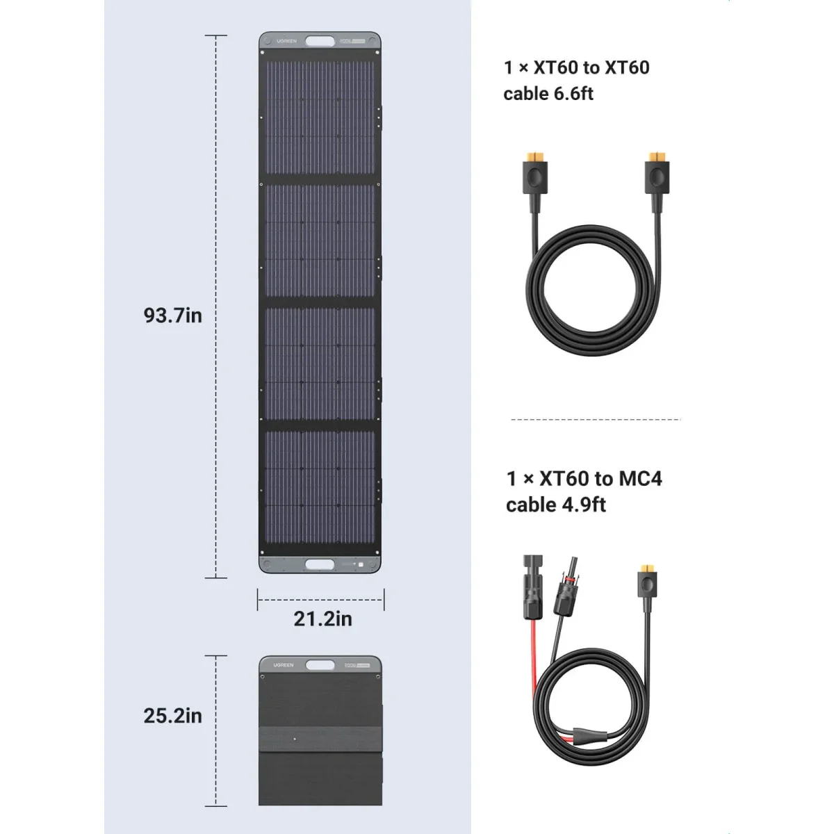 Ugreen Foldable Solar Panel 200W