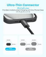 Anker Zolo USB C to USB C Cable Braided 240W - 3ft Black