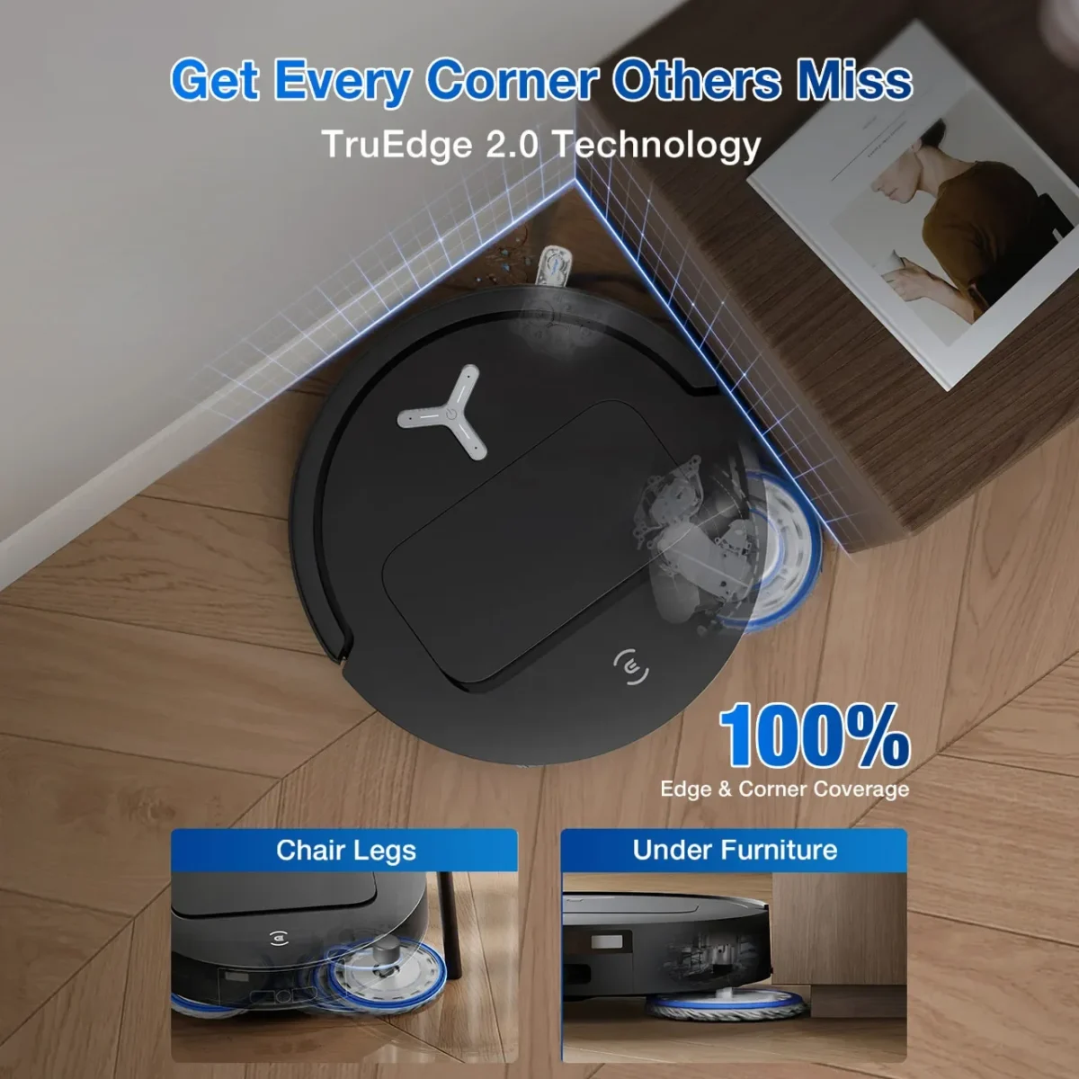 Ecovacs Deebot T50 Pro Omni Robot Vacuum And Mop Cleaner