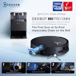 ECOVACS DEEBOT T50 PRO Omni Robot Vacuum and Mop Cleaner Black