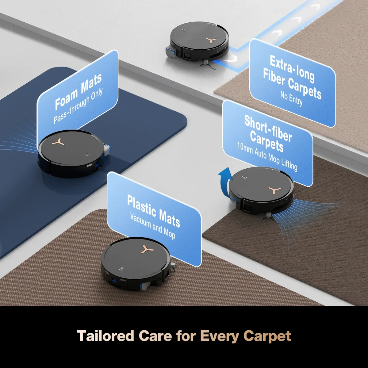 Ecovacs Deebot T50 Pro Omni Robot Vacuum And Mop Cleaner Black