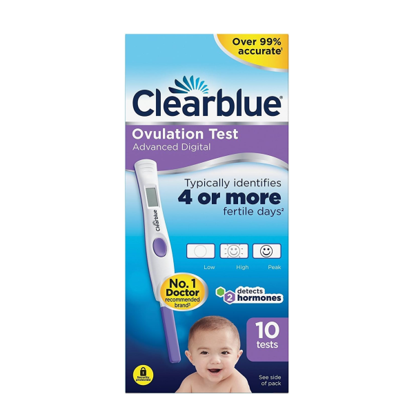 Clearblue Advanced Digital Ovulations test -10 tests sticks 