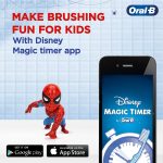 Oral-B Kids Electric Toothbrush, Spider-Man Characters Kids Electric Rechargeable Toothbrush – Red (1)