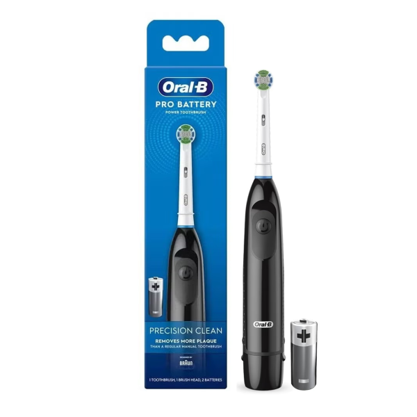 Oral-B PRO Battery Powered Toothbrush Precision Clean - Black