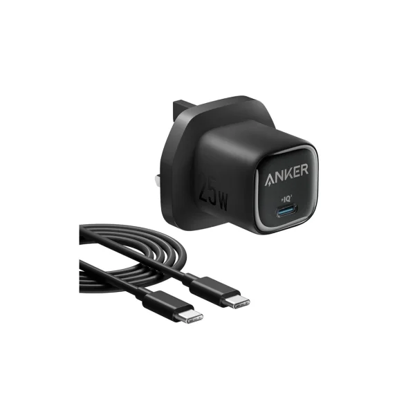 Anker Charger (25W, Compact) with USB-C Cable - B2656K11