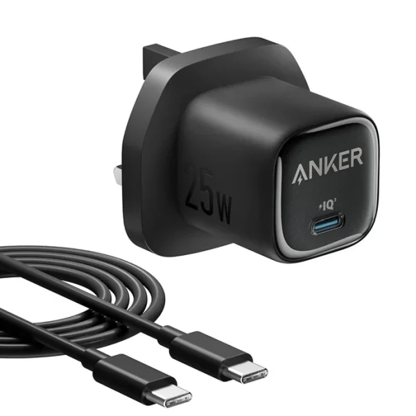 Anker Charger (25W, Compact) with USB-C Cable - B2656K11