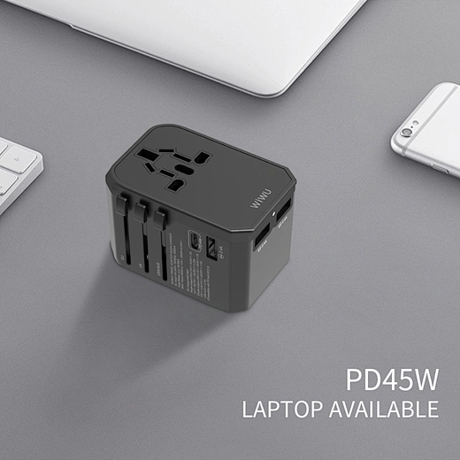 WiWU 45W Fast Charger Universal Travel Adapter (1)