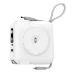 WiWU 6 in 1 Wireless Magnetic Power Bank 15000mAh 45W with Type-C and AC Outlet P051