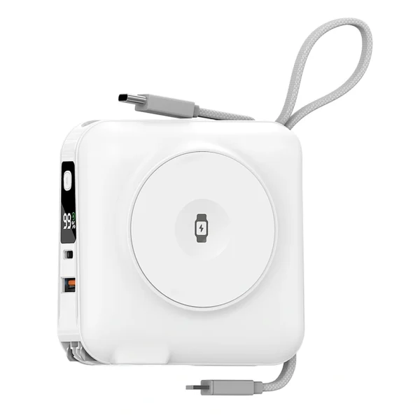 WiWU 6 in 1 Wireless Magnetic Power Bank 15000mAh 45W with Type-C and AC Outlet P051 