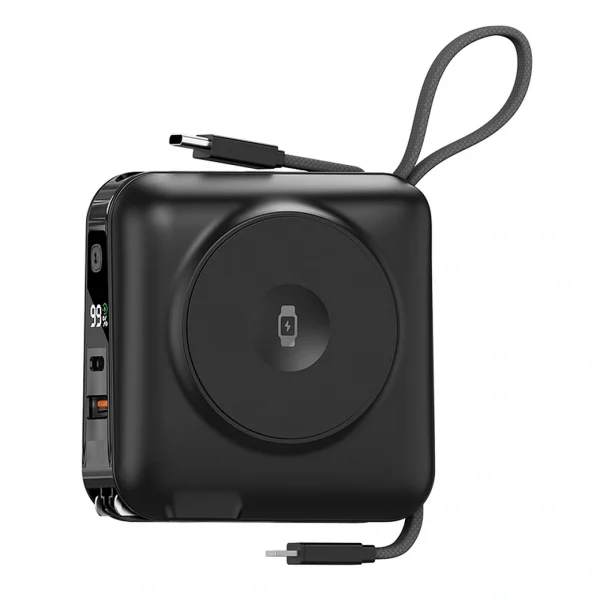 WiWU 6 in 1 Wireless Magnetic Power Bank 15000mAh 45W with Type-C and AC Outlet P051