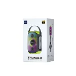 WiWU Thunder Speaker P20 with Microphone, 80W Stero Sound Wireless Portable Bluetooth Speaker
