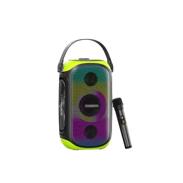 WiWU Thunder Speaker P20 with Microphone, 80W Stero Sound Wireless Portable Bluetooth Speaker 