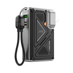 WiWU Wi-P057 Knight Series 10000mAh Magnetic Power Bank with Foldable Stand & 35W Fast Charging
