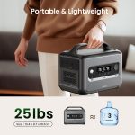 محطة طاقة محمولة UGREEN PowerRoam 600 واط - 600 واط في الساعة GS600