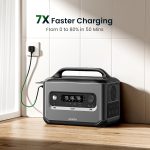 محطة طاقة محمولة UGREEN PowerRoam 600 واط - 600 واط في الساعة GS600