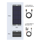 UGREEN Foldable Solar Panel 100w