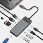 WiWU Linker A923RPT 9 في 1 موزع USB-C