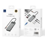 WiWU Linker A923RPT 9 في 1 موزع USB-C