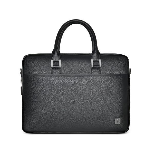WiWU Mater Fingerprint Lock Briefcase PU leather Anti-theft Laptop Carrying Bag